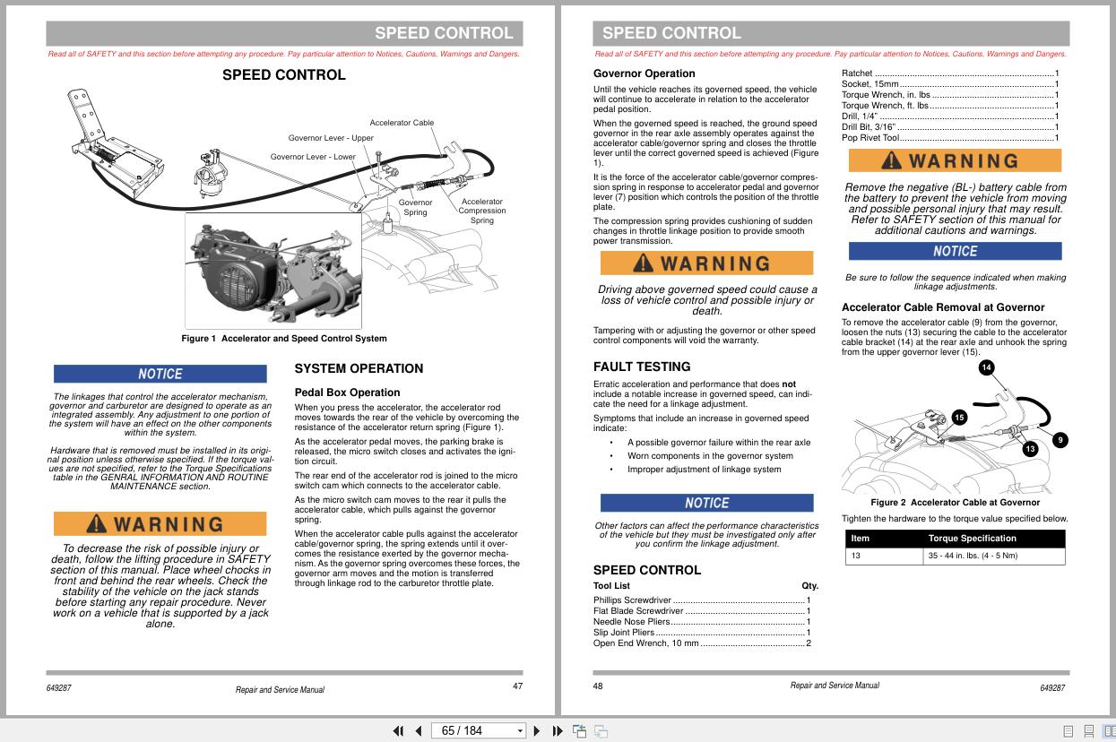 Jacobsen Gasoline Powered Vehicle Truckster LS LX Service Repair Manual 649287 2015 (2)