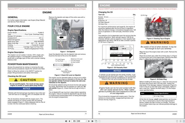 Jacobsen Gasoline Powered Vehicle Truckster Ms Mx Technical Repair Manual 649289 2015 (2)