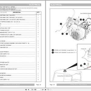 Jacobsen Gasoline Powered Vehicle Truckster Mx Service Parts Manual 655823 (2)