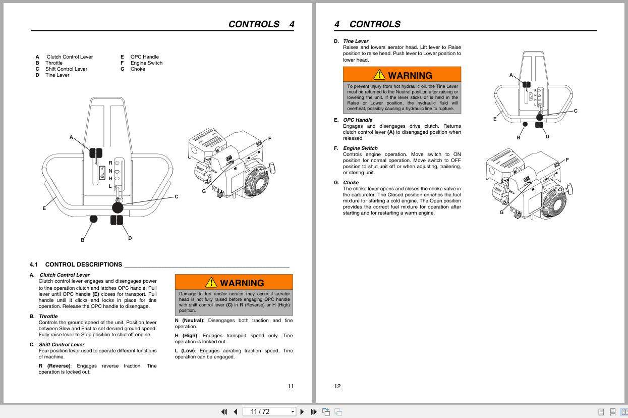 Jacobsen Greens Aerator GreensAire GA 24 58234G01 Technical Manual 4268272 B GA24 2018 (2)