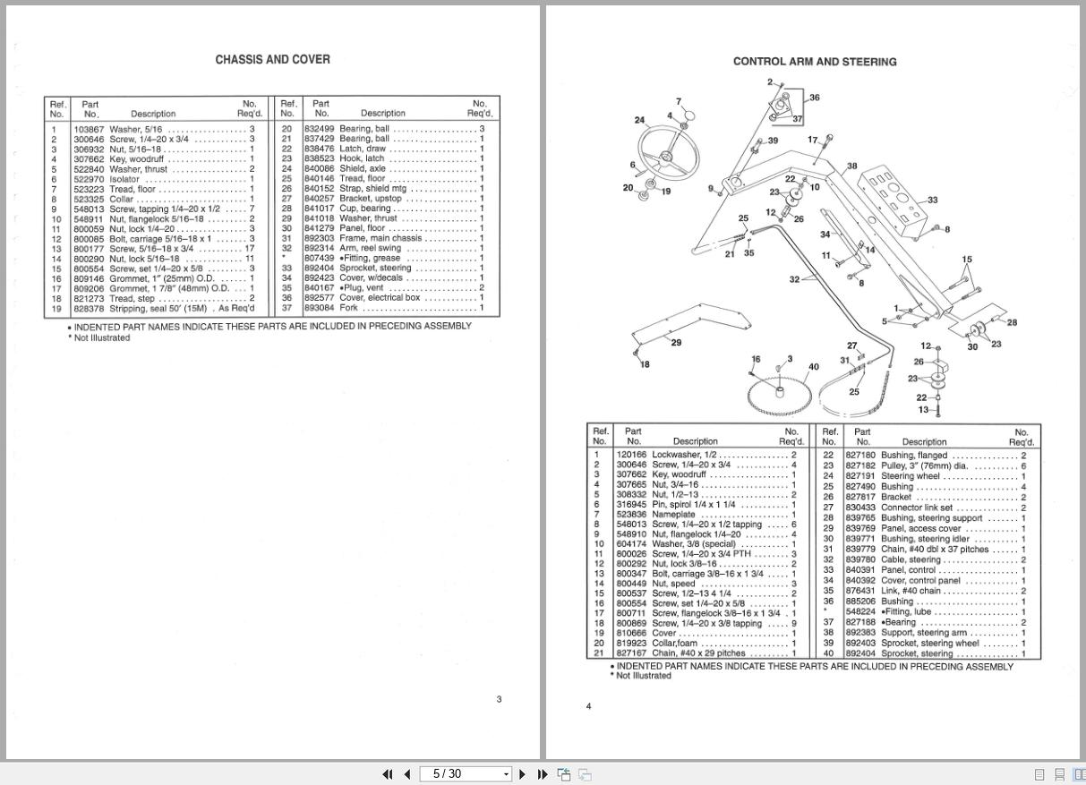 Jacobsen Greens Mower E Plex 898852 Parts Manual 840374 1995 (2)