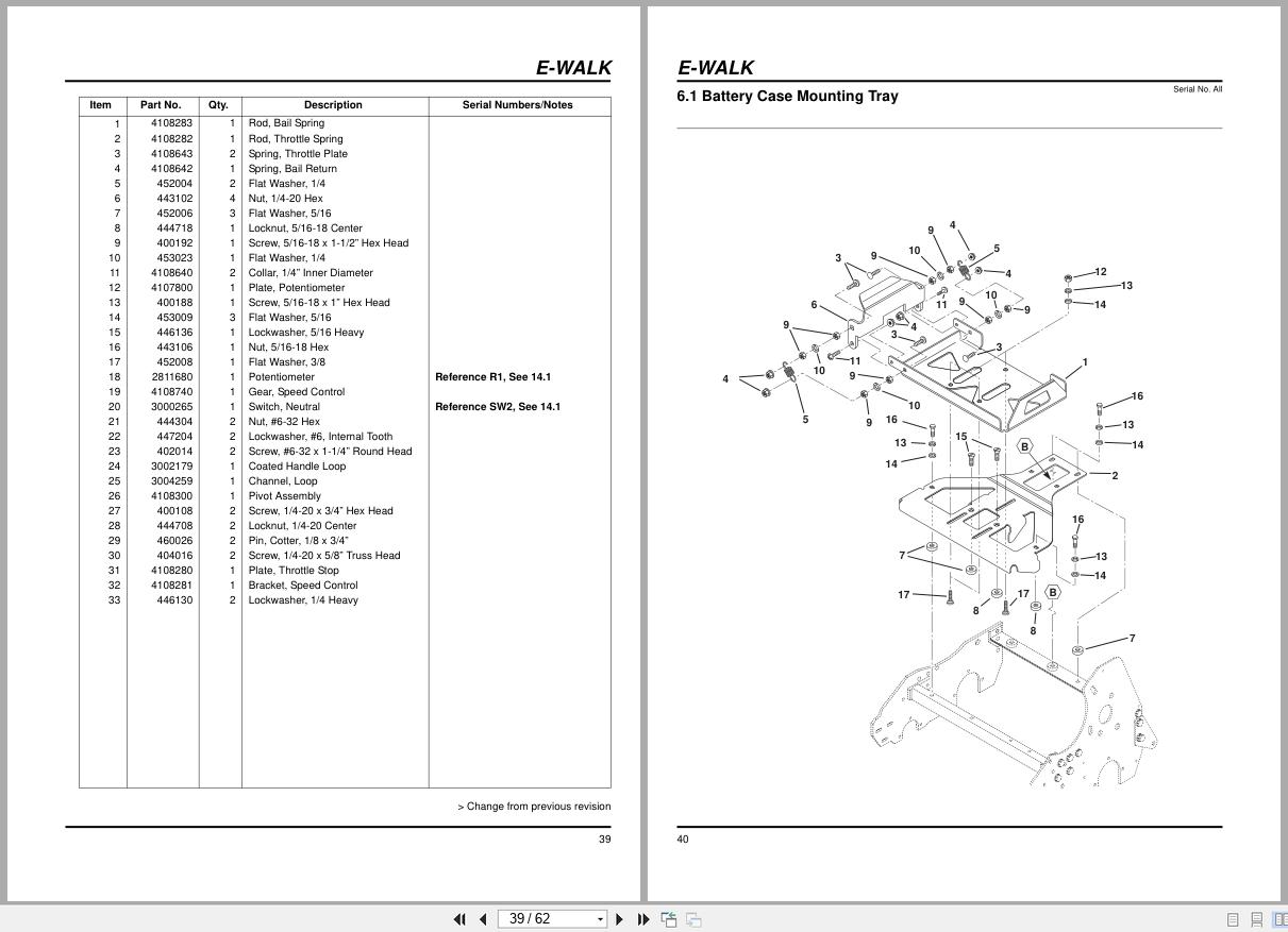 Jacobsen Greens Mower E Walk 62290 Technical Manual 4105381 GB 2003 (2)