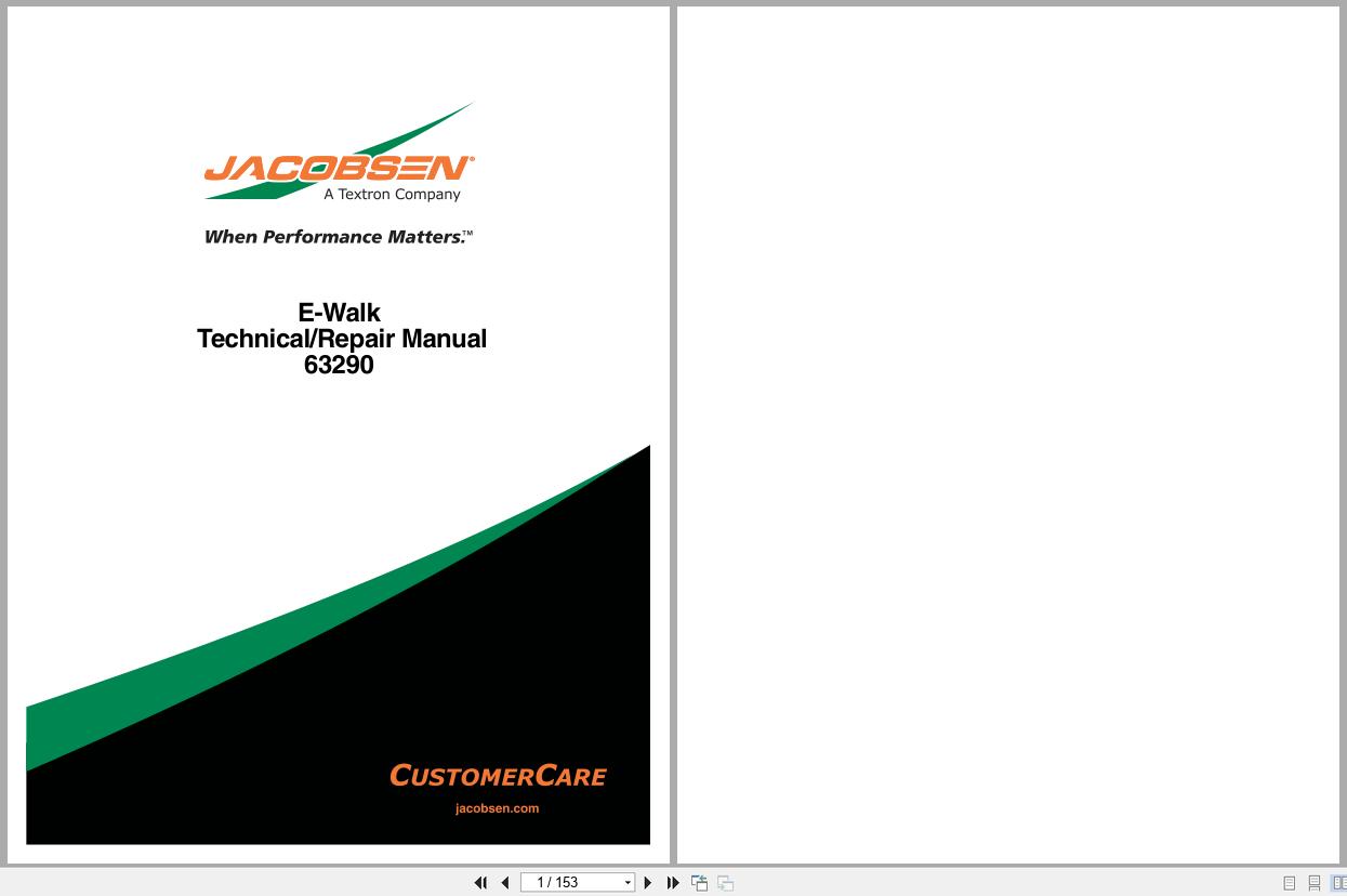 Jacobsen Greens Mower E Walk 63290 Technical Repair Manual 4171984 2008 (1)