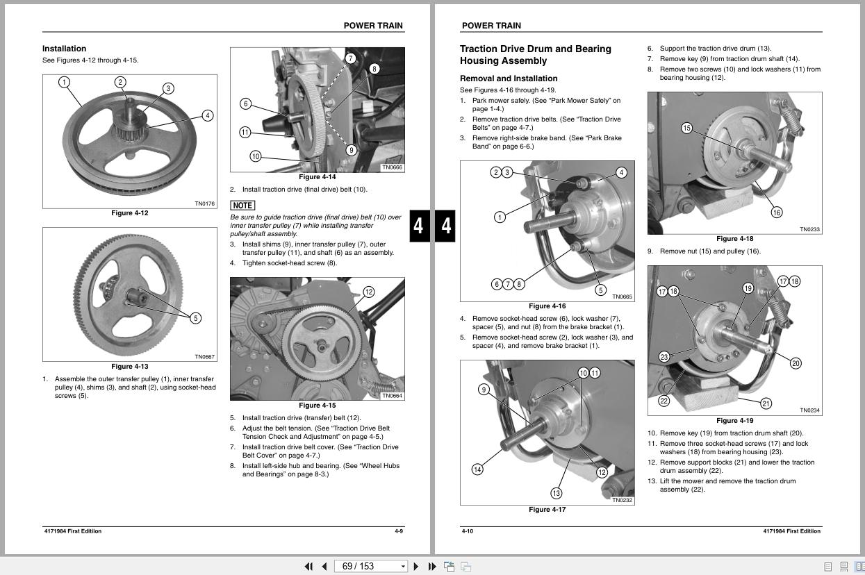 Jacobsen Greens Mower E Walk 63290 Technical Repair Manual 4171984 2008 (2)