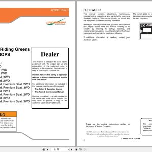 Jacobsen Greens Mower ECLIPSE 322 Dealer Manual 4222981 D 2014 (1)