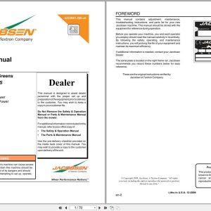 Jacobsen Greens Mower ECLIPSE 322 Electric Hybrid Dealer Manual 4222981 GB RA (1)