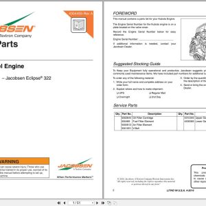 Jacobsen Greens Mower ECLIPSE 322 Engine Parts Manual 4304455 A 2014 (1)