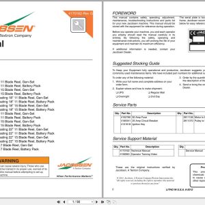Jacobsen Greens Mower Eclipse 100 Series Technical Manual 4170162 G 2012 (1)