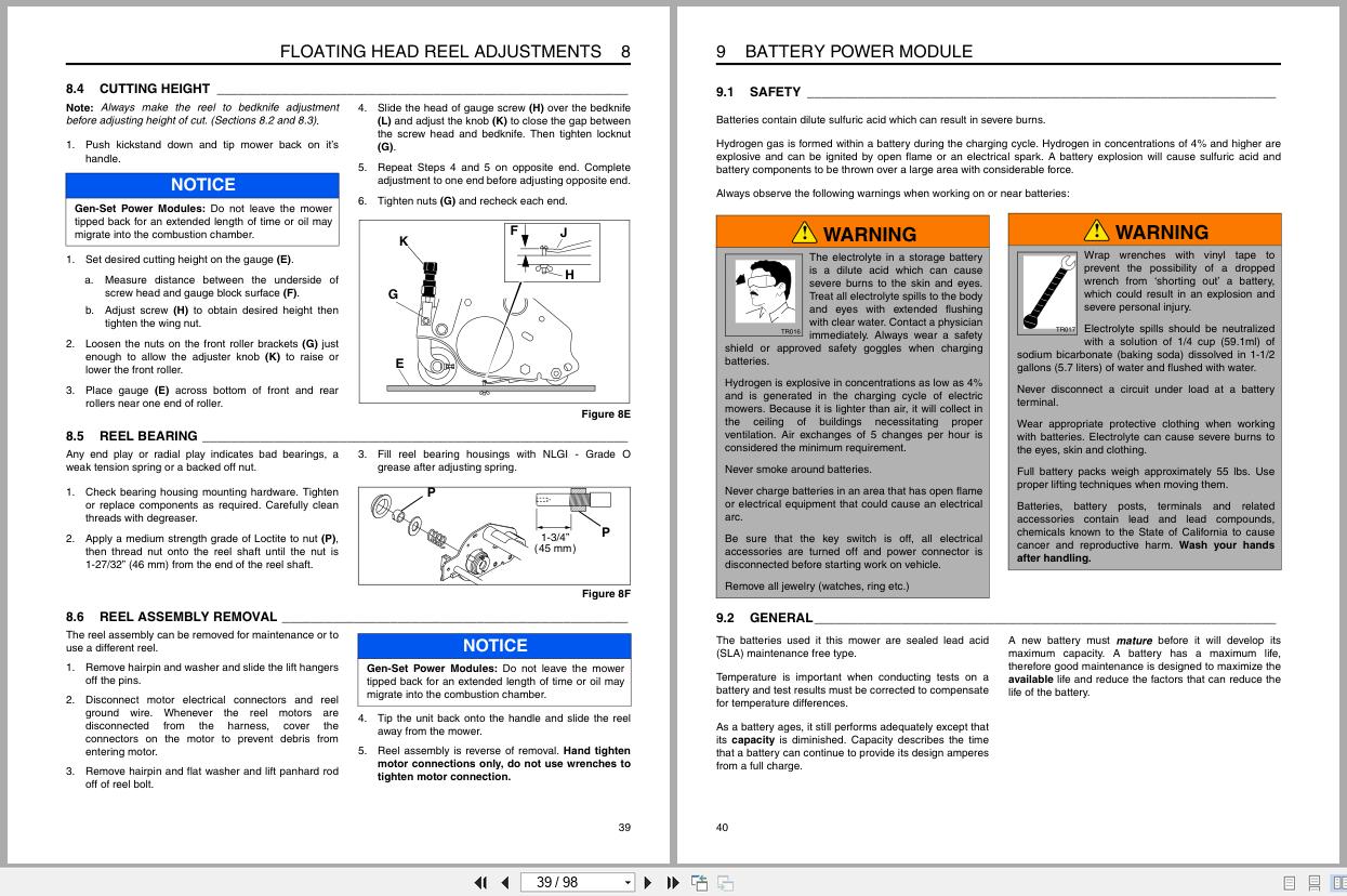 Jacobsen Greens Mower Eclipse 100 Series Technical Manual 4170162 G 2012 (2)