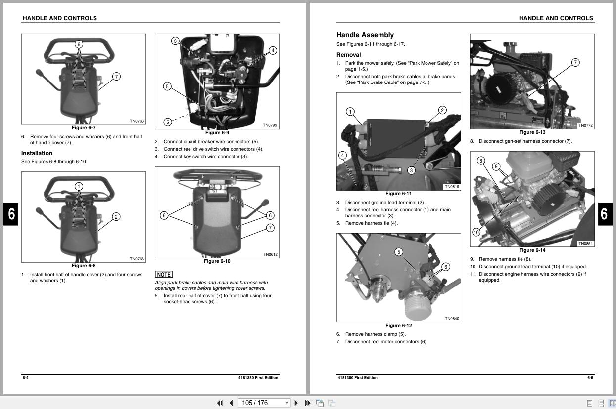 Jacobsen Greens Mower Eclipse 100 Series Technical Repair Manual 4181380 2008 (2)