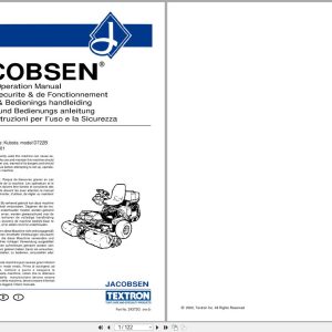 Jacobsen Greens Mower G Plex II Safety Operation Manual 24372GR0 2000 (1)