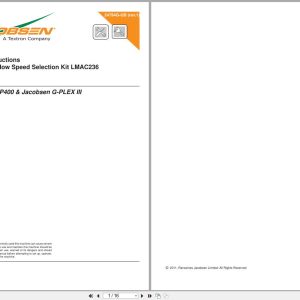 Jacobsen Greens Mower G Plex III GP400 Fitting Instructions 24794G GB R1 2011 (1)