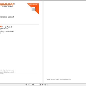 Jacobsen Greens Mower G Plex III Parts Maintenance Manual 24560G GB R2 2004 (1)