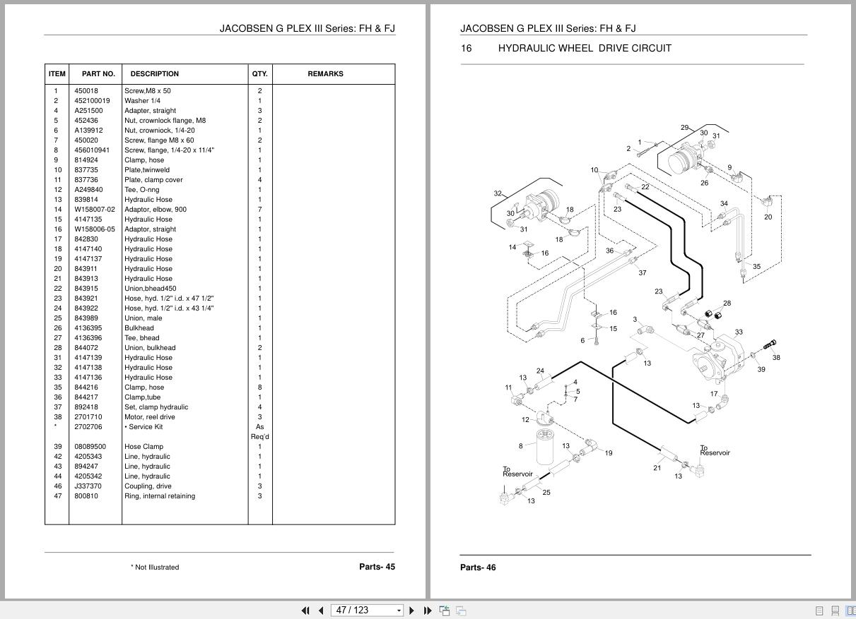 Jacobsen Greens Mower G Plex III Parts Manual 24790G R4 2017 (2)