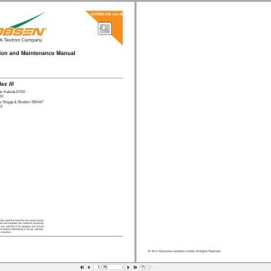 Jacobsen Greens Mower G Plex III Safety Operation Maintenance Manual 24789G GB R4 2010 (1)