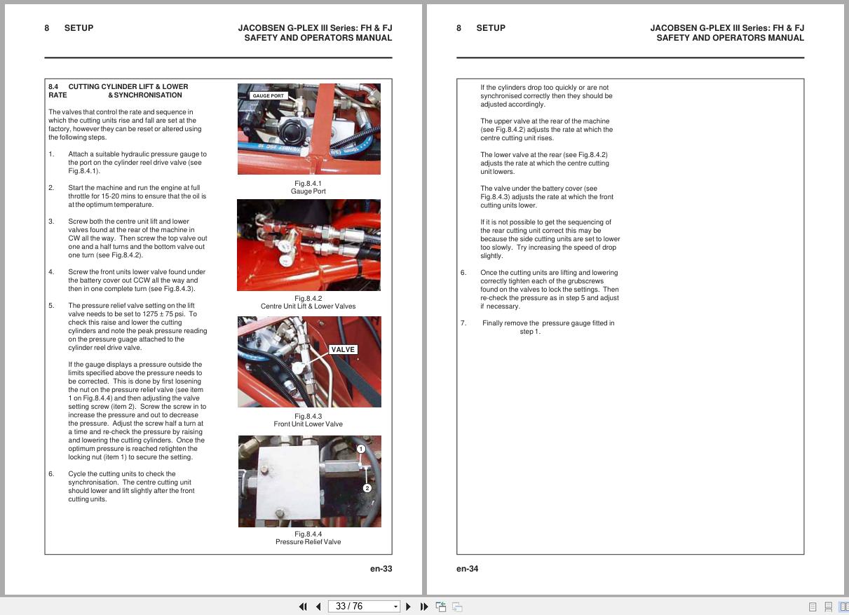 Jacobsen Greens Mower G Plex III Safety Operation Maintenance Manual 24789G GB R4 2010 (2)