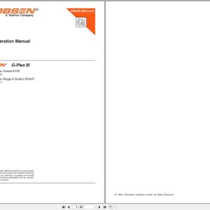 Jacobsen Greens Mower G Plex III Safety Operation Manual 24562G GB R0 2004 (1)