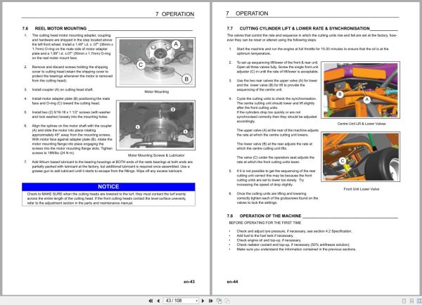 Jacobsen Greens Mower Gp400 Safety Operation Maintenance Manual 25000G A Gb 2019 (2)