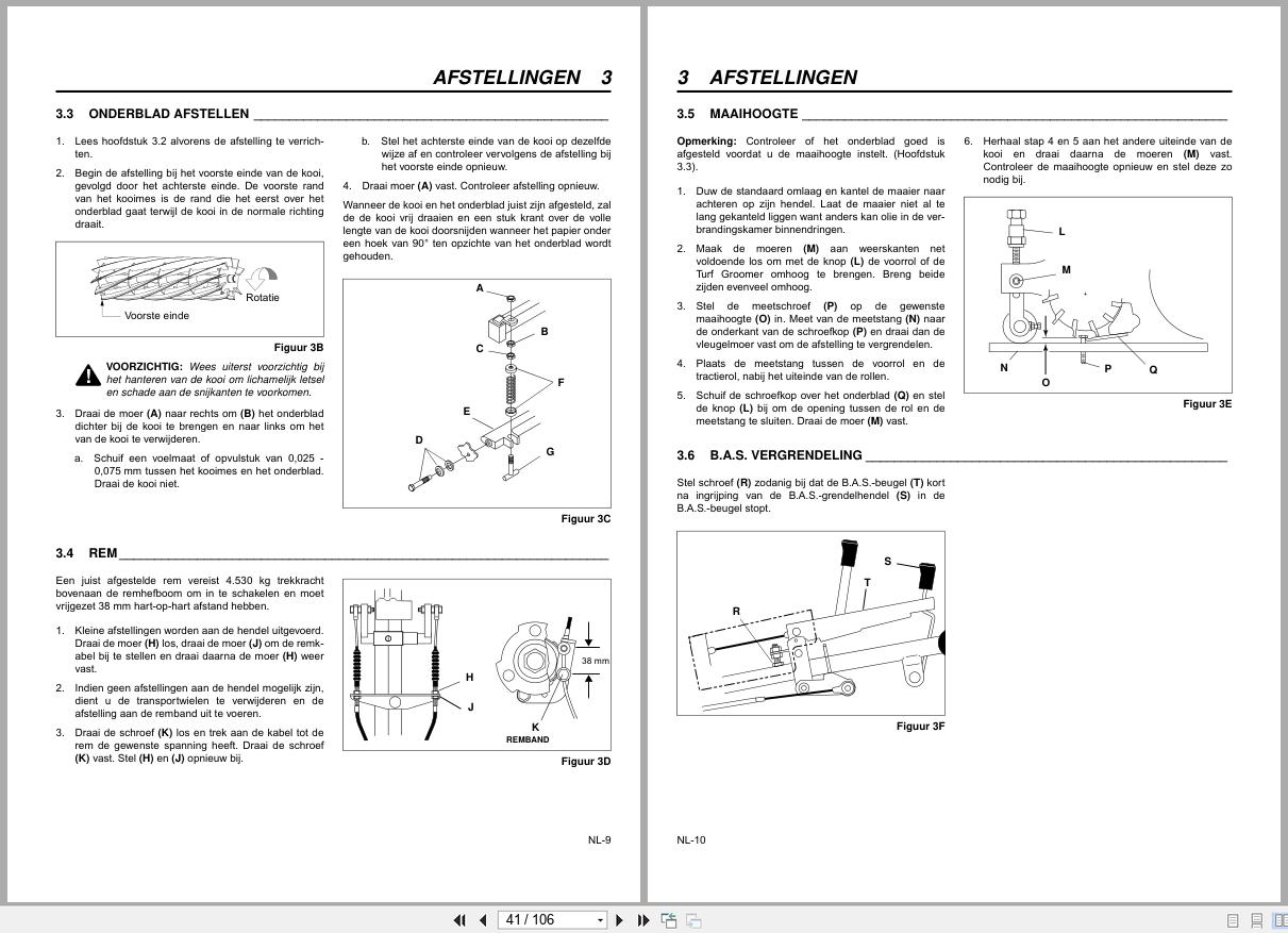 Jacobsen Greens Mower PGM19 PGM22 Parts Maintenance Manual 2810992 ML1 2003 ML (2)