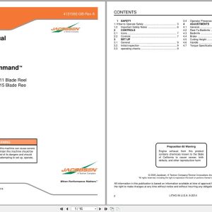 Jacobsen Greens Mower PGM22 Dealer Manual 4131592 GB RB 2005 (1)