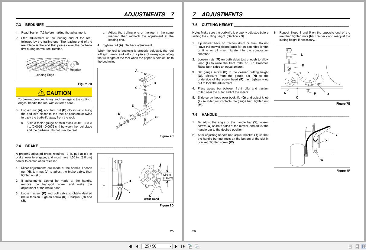 Jacobsen Greens Mower PGM22 Parts Technical Manual 4131595 GB RC 2014 (2)
