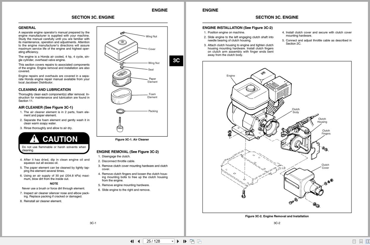 Jacobsen Greens Mower PGM22 Service Repair Manual 4171663 1997 (2)
