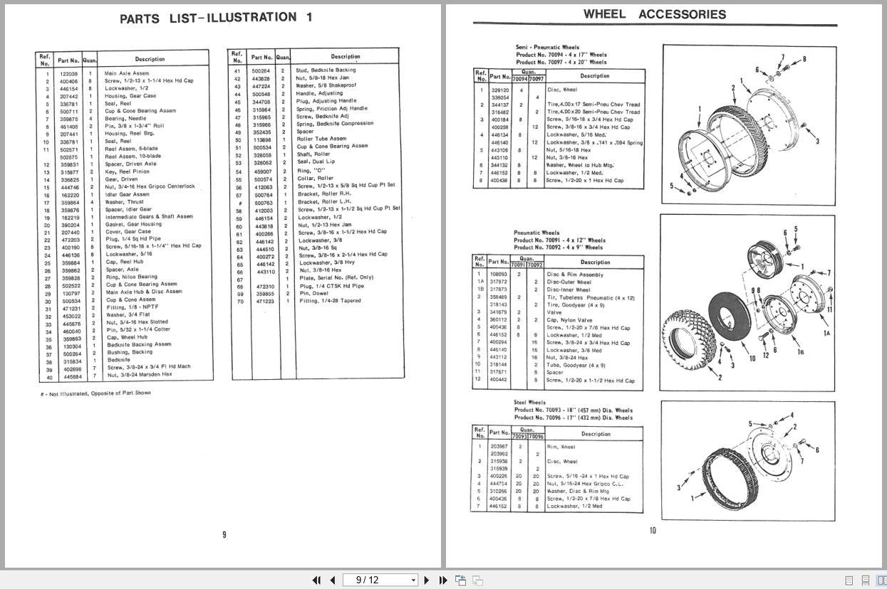 Jacobsen Hydraulic Reel Mower HF 15 Operators Parts And Service Manual 361075 (3)