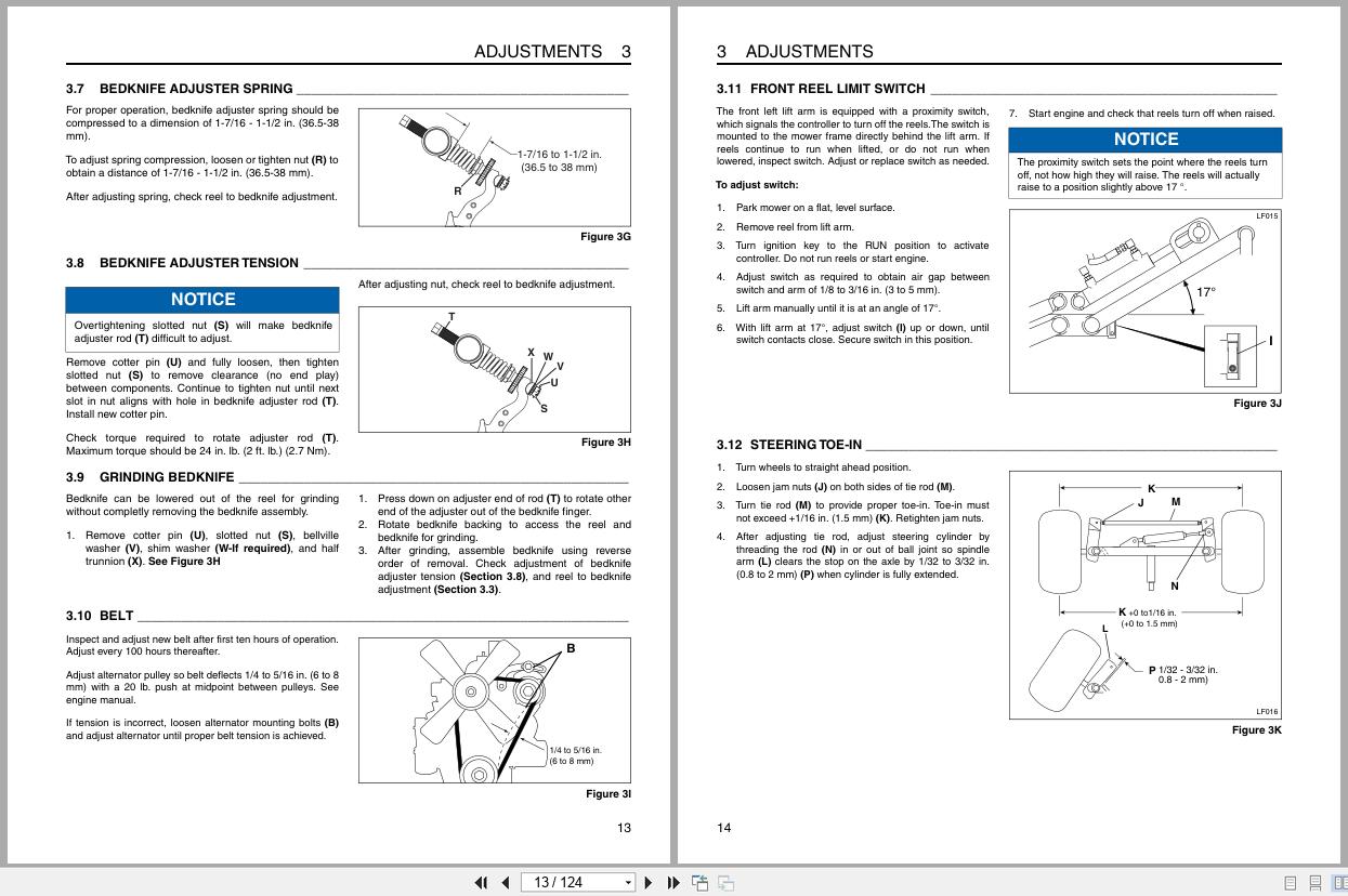 Jacobsen Lightweight Fairway Mower LF510 Parts Maintenance Manual 4272913 A 2013 (2)