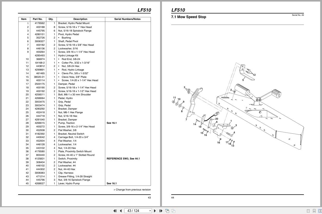 Jacobsen Lightweight Fairway Mower LF510 Parts Maintenance Manual 4272913 A 2013 (3)