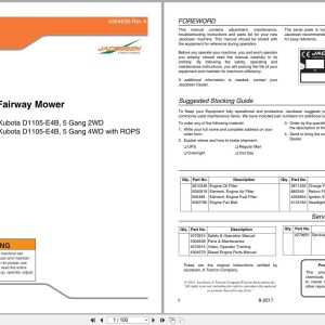 Jacobsen Lightweight Fairway Mower LF510 Parts Manual 4304639 A 2017 (1)
