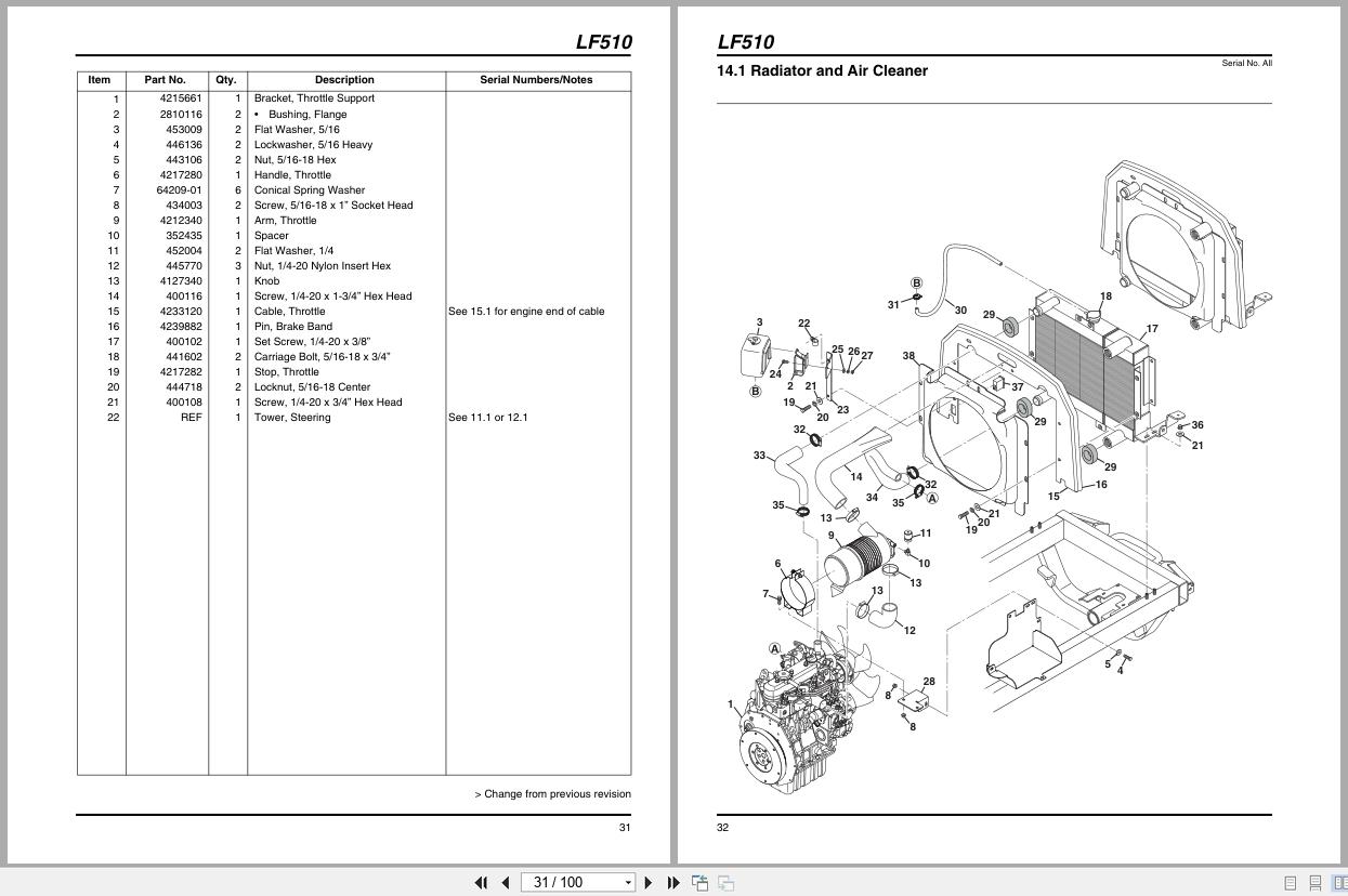 Jacobsen Lightweight Fairway Mower LF510 Parts Manual 4304639 A 2017 (2)