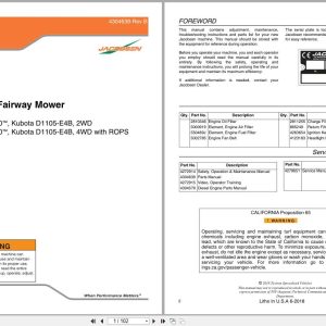 Jacobsen Lightweight Fairway Mower LF510 Parts Manual 4304639 B 2018 (1)