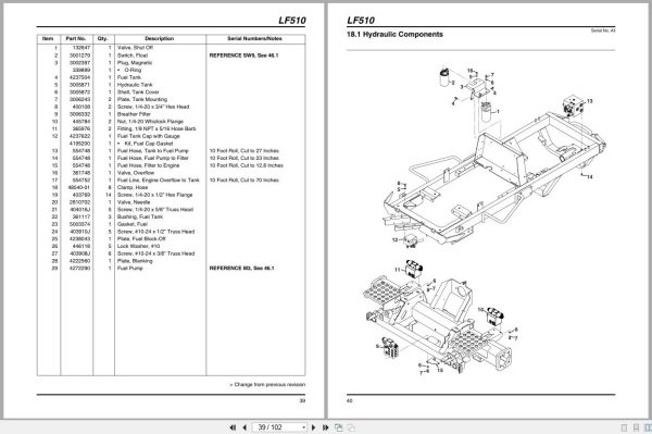 Jacobsen Lightweight Fairway Mower Lf510 Parts Manual 4304639 B 2018 (2)