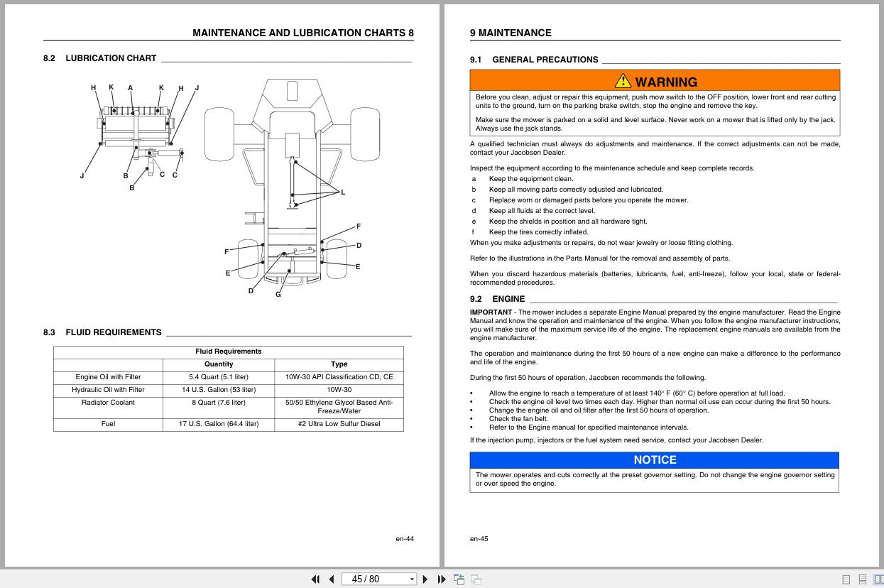 Jacobsen Lightweight Fairway Mower LF510 Safety Operation Maintenance Manual 4272914 D 2018 (2)
