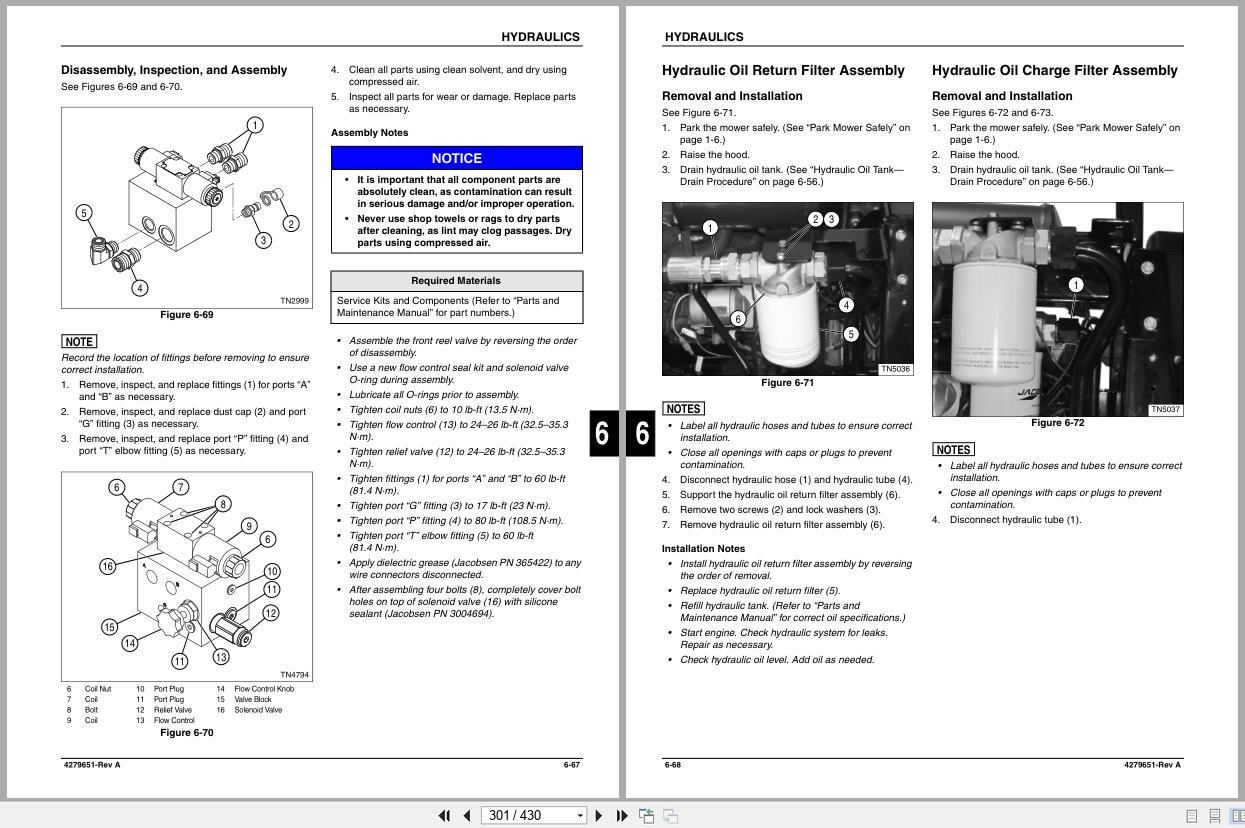 Jacobsen Lightweight Fairway Mower LF510 Technical Repair Manual 4279651 A 2013 (2)