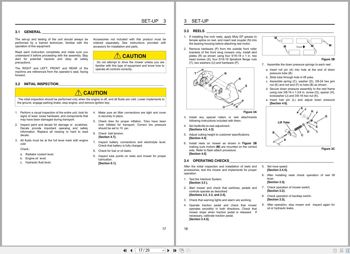 Jacobsen Lightweight Fairway Mower LF550 LF570 Dealer Manual 4229042 GB RC 2014 (2)