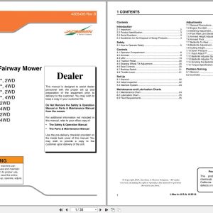 Jacobsen Lightweight Fairway Mower LF550 LF570 Dealer Manual 4305436 B 2014 (1)