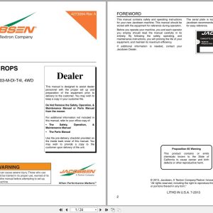 Jacobsen Mower AR522 Dealer Manual 4273094 A 2013 (1)