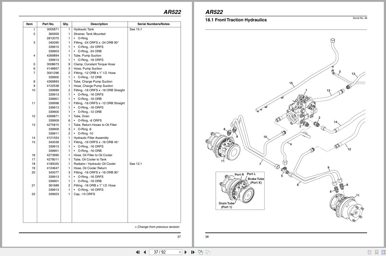 Jacobsen Mower AR522 Parts Manual 4299115 A 2015 (2)