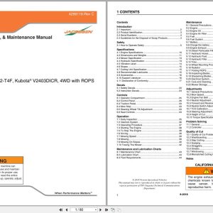 Jacobsen Mower AR522 Safety Operation Maintenance Manual 4299116 C 2018 (1)