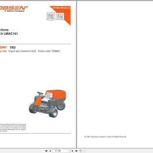 Jacobsen Mower Backlap Kit LMAC161 Fitting Instruction 24745G GB R0 2004 (1)