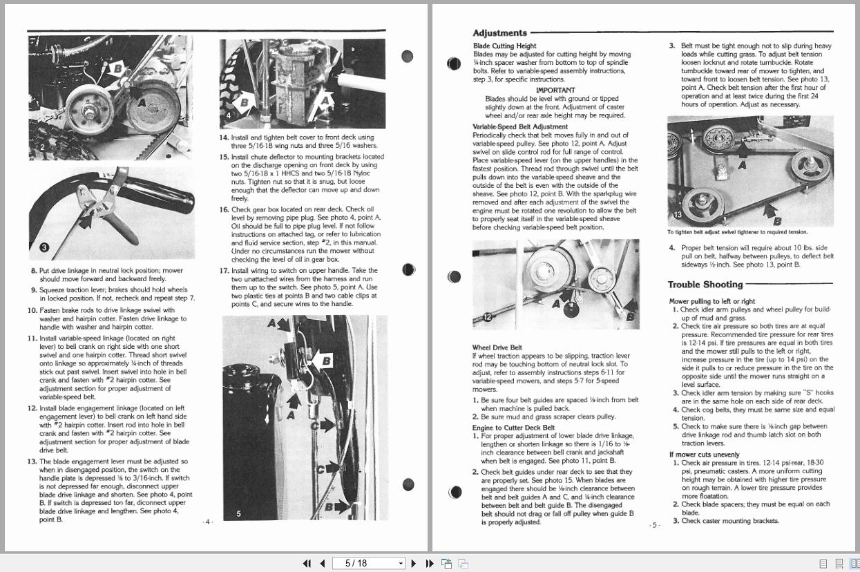 Jacobsen Mower Crew Chief Operators Manual Parts List (2)