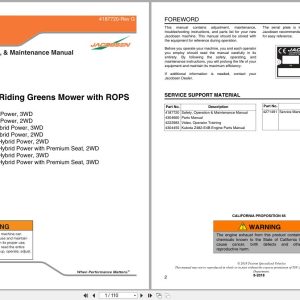 Jacobsen Mower ECLIPSE 322 Electric Safety Operation Maintenance Manual 4187720 G 2018 (1)