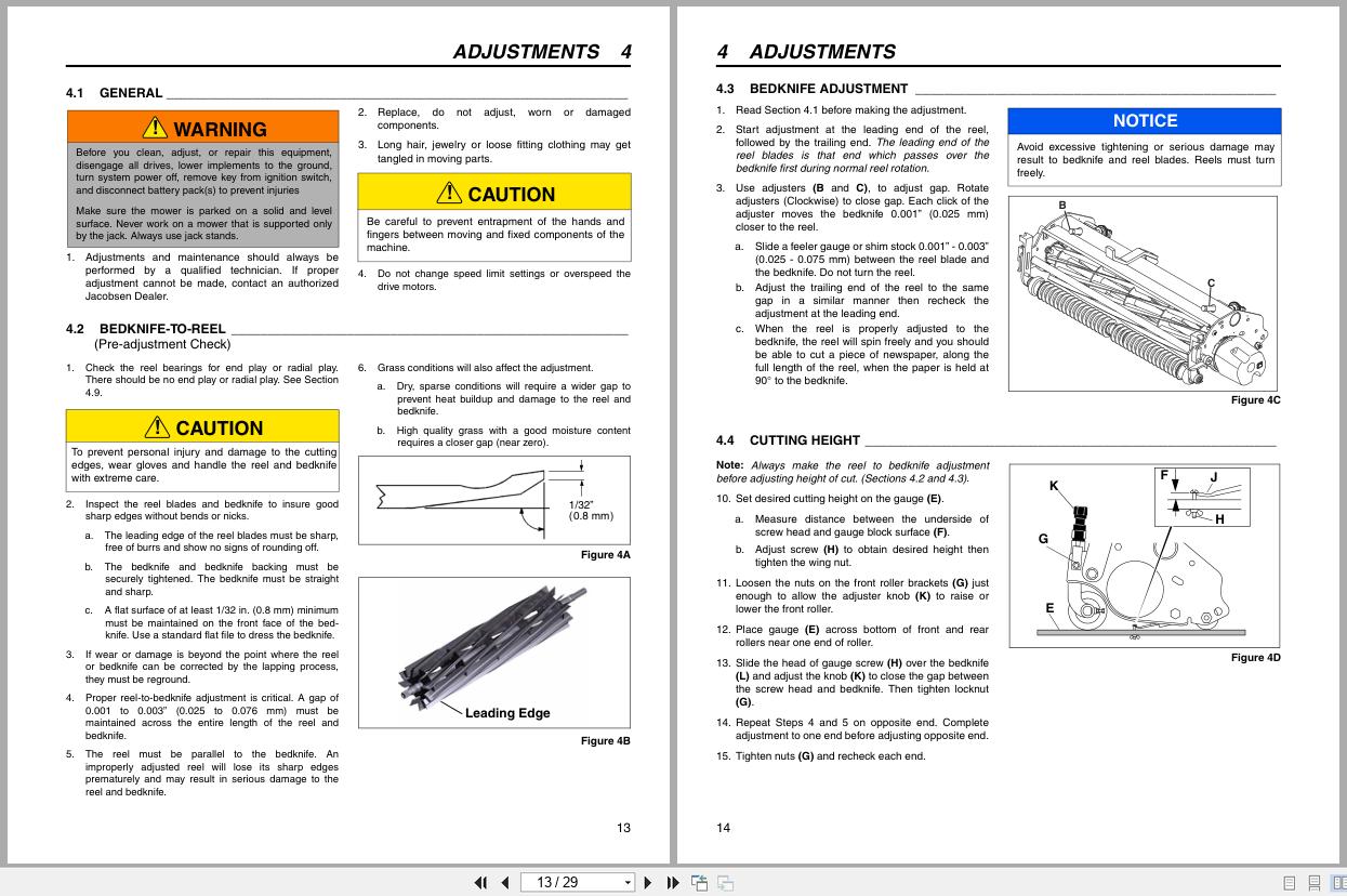 Jacobsen Mower ECLIPSE 322 Instruction Sheet 4258370 A 2012 (2)