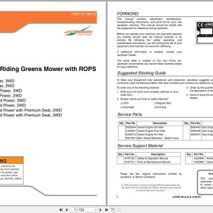 Jacobsen Mower ECLIPSE 322 Parts Manual 4187721 E 2015 (1)