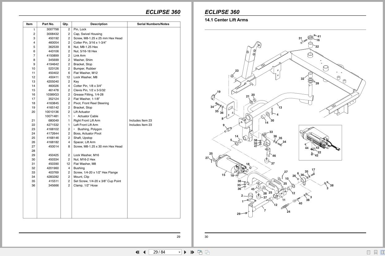 Jacobsen Mower Eclipse 360 ELiTE Parts Manual 10014563 F 2024 (2)