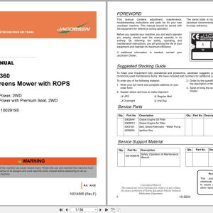 Jacobsen Mower Eclipse 360 Parts Manual 10014565 F 2024 (1)