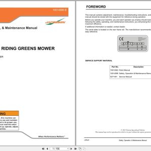 Jacobsen Mower Eclipse 360 Safety Operation Maintenance Manual 10014566 B 2021 (1)
