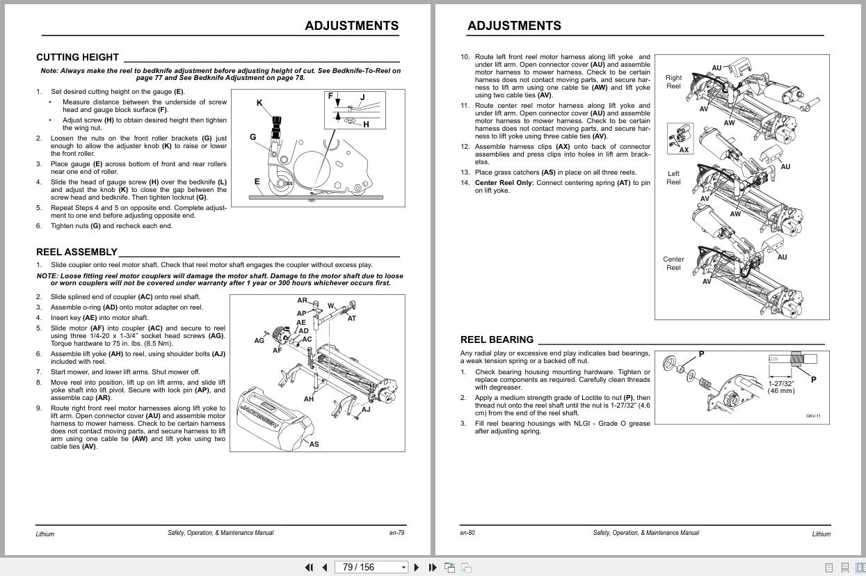 Jacobsen Mower Eclipse 360 Safety Operation Maintenance Manual 10014566 B 2021 (2)