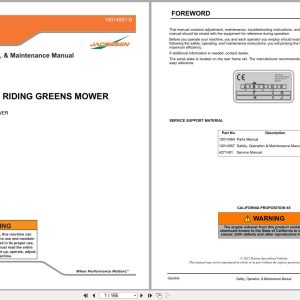 Jacobsen Mower Eclipse 360 Safety Operation Maintenance Manual 10014567 B 2021 (1)